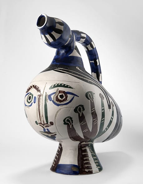 LOTTO 307 Pablo Picasso "Canard pique-fleurs" ceramica smaltata, cm 42,7x44,5 Edizioni Picasso Madoura Plein Feu, es.10/50 Valutazione: € 35.000,00 / € 40.000,00