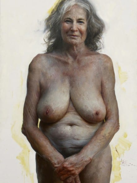 Aleah Chapin, Auntie, 2012, olio su tela, 157.5 x 96.5 cm