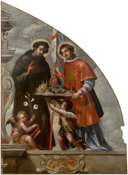 Giovanni Battista Bissoni (Padova, 1574-1634)  I santi Antonio e Daniele 