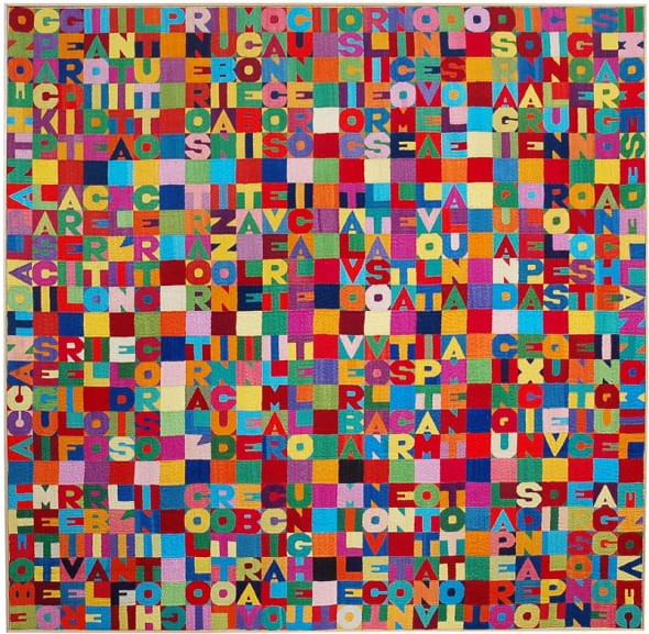 Alighiero Boetti - Oggi il primo giorno, 1988