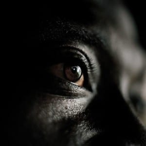 LIBERIA eye of old man by Tim Hetherington