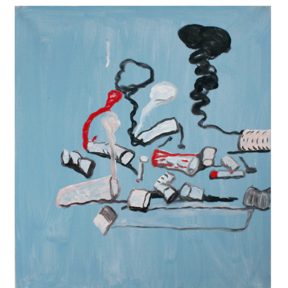 Philip Guston: Paintings Images | Bio | Catalogues | Exhibits, News & Reviews Untitled 1978  Untitled 1978 ◄ Back Next ► oil on canvas 36 x 32 inches 91.4 x 81.3 cm