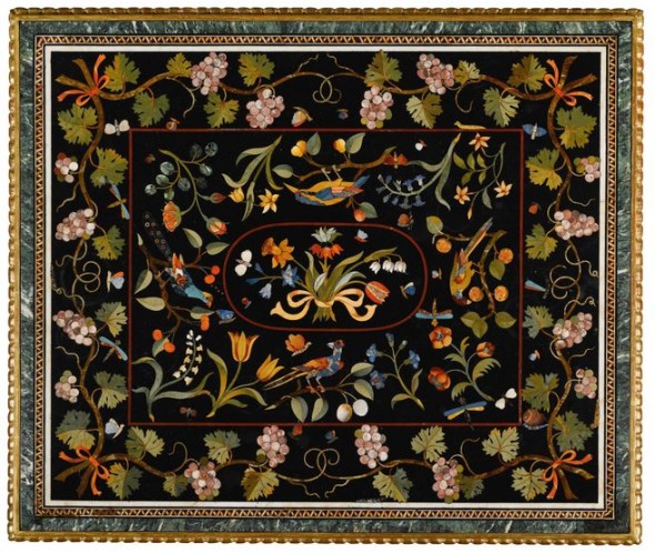 135 An Italian pietre dure inlaid table top, Florentine, first half 17th century Estimate       80,000 — 120,000  GBP