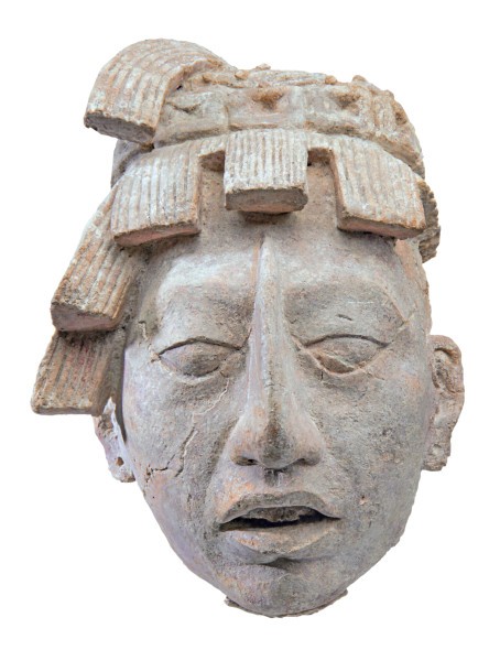 Pakal bambino Palenque, Chiapas Periodo Classico Tardo (600-900 d.C.) Stucco INAH. Museo Nacional de Antropología. Ciudad de México, D.F.