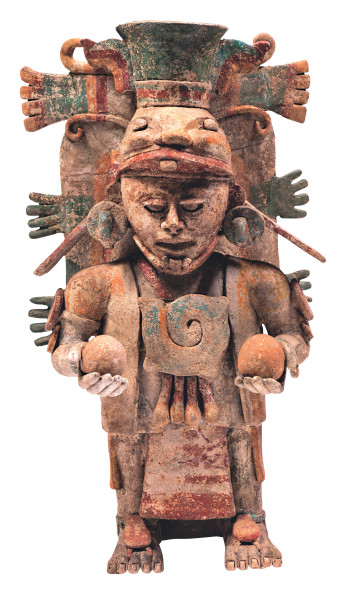 Incensiere di Kukulcán Mayapán, Yucatán Periodo Post-Classico Tardo (1250 – 1527 d.C.) Ceramica INAH. Museo Nacional de Historia, Castillo de Chapultepec. Ciudad de México, D.F.