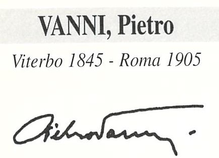 Vanni Pietro 1845 – 1905