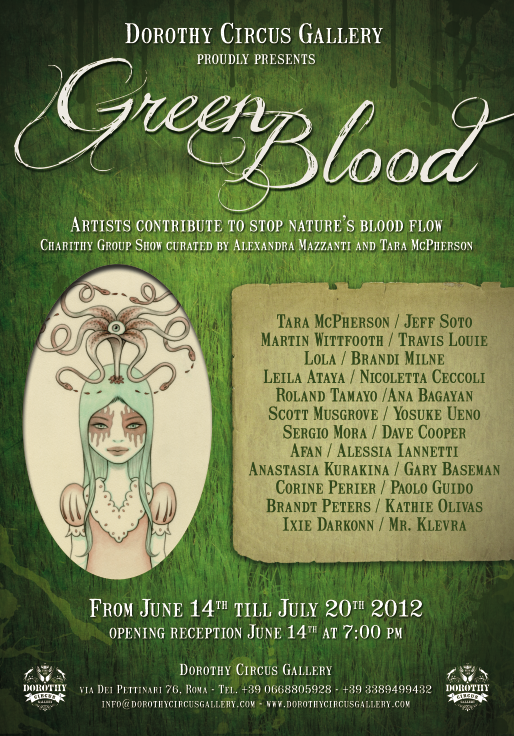 Roma – Green Blood Charity show alla Dorothy Circus Gallery