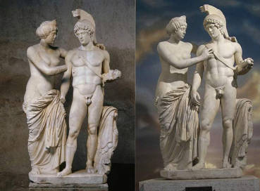 Roma – Marte e Venere «ritoccati» da Berlusconi lasciano Palazzo Chigi