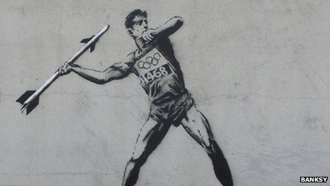 Due nuovi graffiti di Banksy per le Olimpiadi 2012