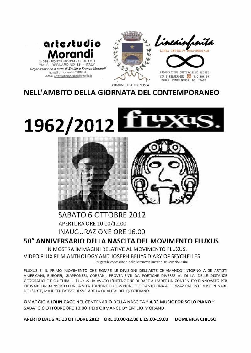 50° anniversario della nascita del movimento Fluxus