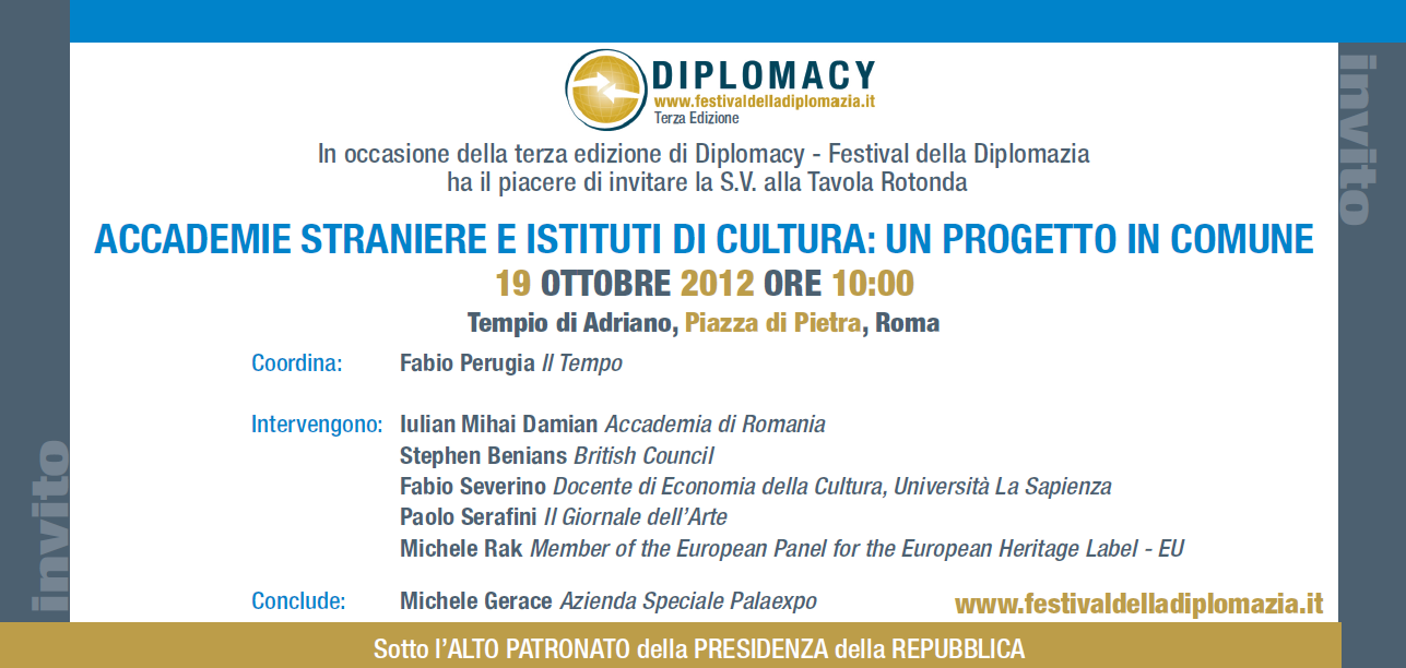 Diplomacy – Festival della Diplomazia, terza edizione