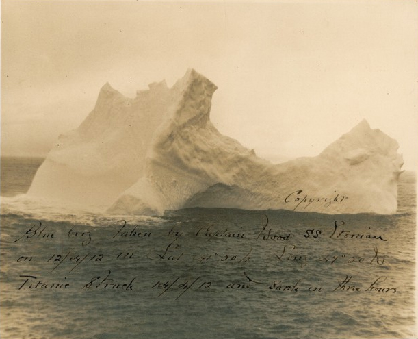 La foto dell’iceberg che affondò il Titanic andrà in asta