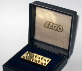 LEGO: Mattoncini da collezione in oro massiccio