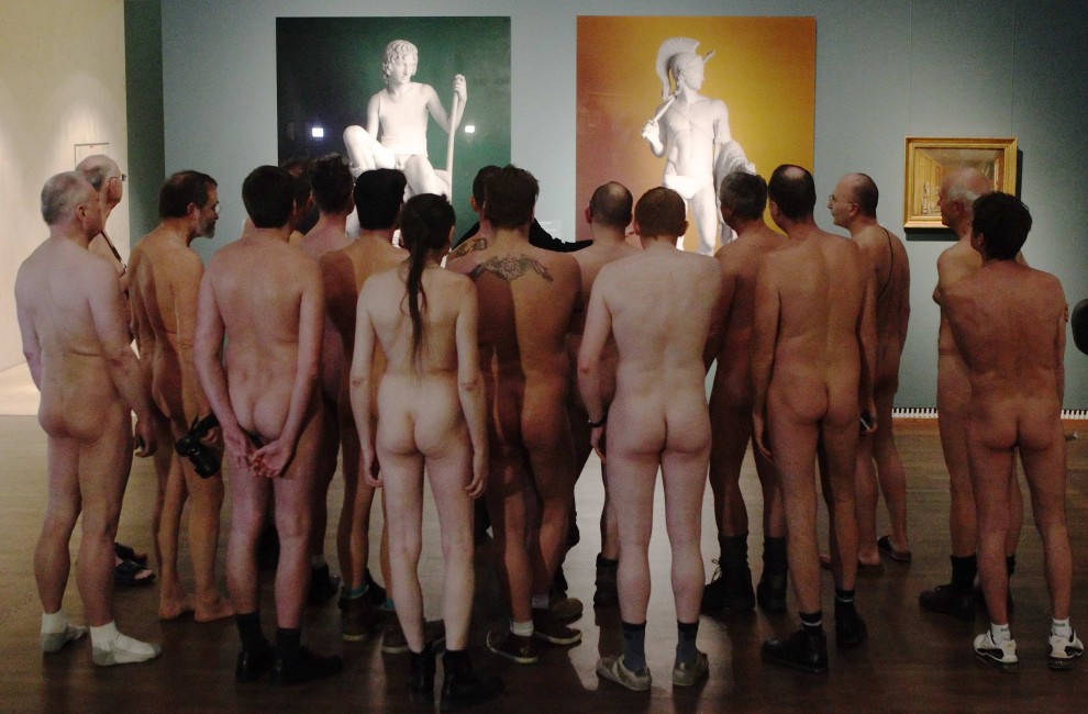 Vienna – “Nude men” in carne e ossa al museo