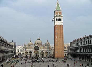 Venezia – Cintura in titanio salva il campanile S.Marco