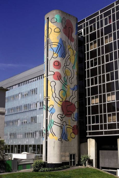 Asta per salvare il murale di Keith Haring all’ospedale Necker