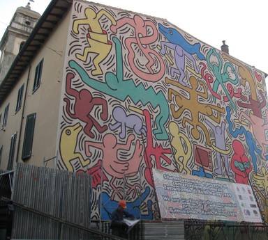 Pisa – Vincolo artistico per il murale di Keith Haring