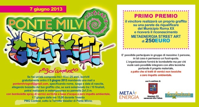 Ponte Milvio Contest: gara di writers a Roma
