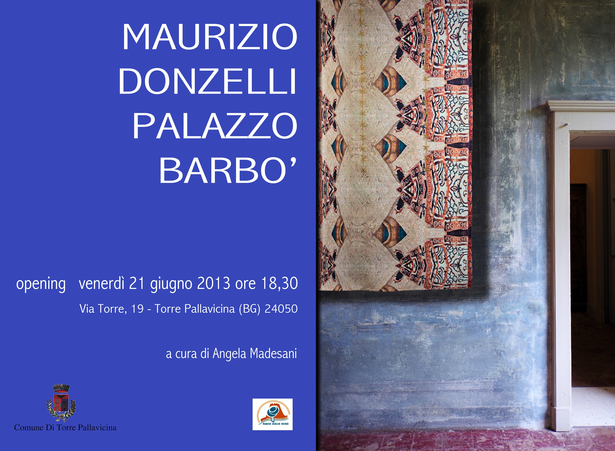Maurizio Donzelli a Palazzo Barbò di Torre Pallavicina
