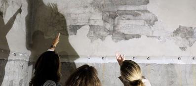 Al Castello Sforzesco riemerge inaspettato un affresco di Leonardo