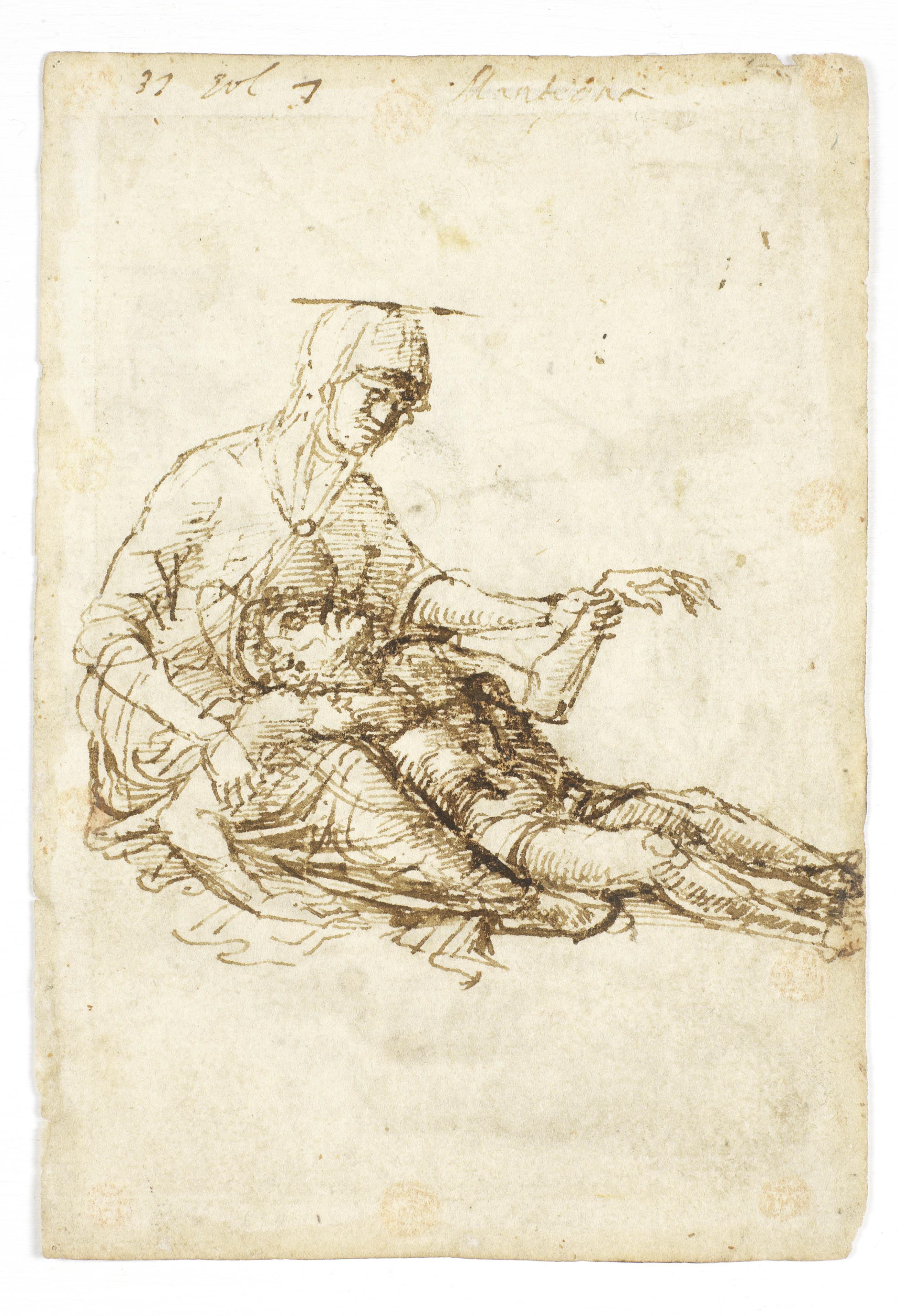509.650 € per lo straordinario disegno di Andrea Mantegna in asta da Farsetti