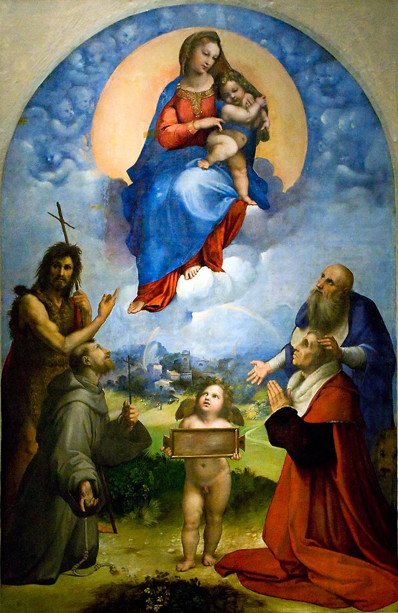La Madonna di Foligno di Raffaello a Palazzo Marino dal 28/11