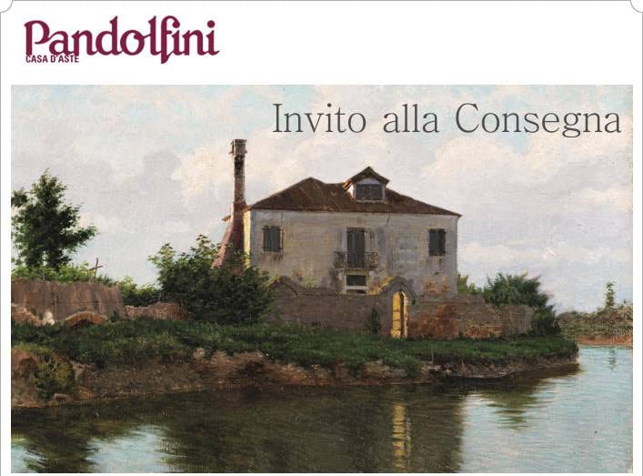 Pandolfini: dipinti e sculture XIX secolo, invito alla consegna