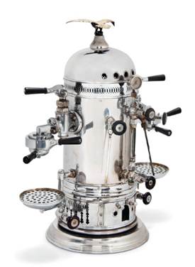 Da Christie’s, un’antica macchina del caffè italiana