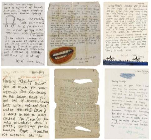 Lettere e disegni del giovane Lucian Freud all’asta da Sotheby’s