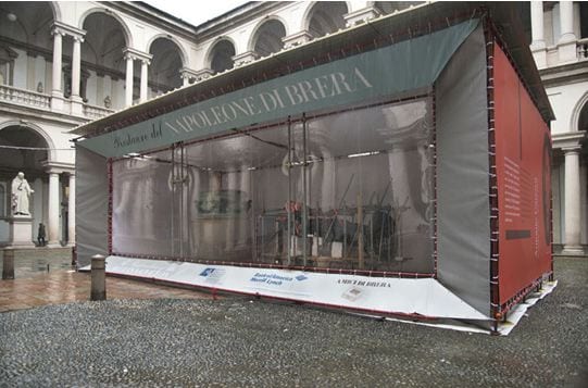 Restauro del Napoleone del Canova a Brera: al via la fase due