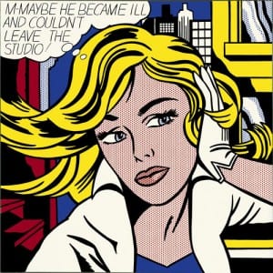 M-Maybe [P-Peut-être], 1965 Huile et Magna sur toile 152,4 x 152,4 cm Museum Ludwig, Cologne Schenkung Ludwig