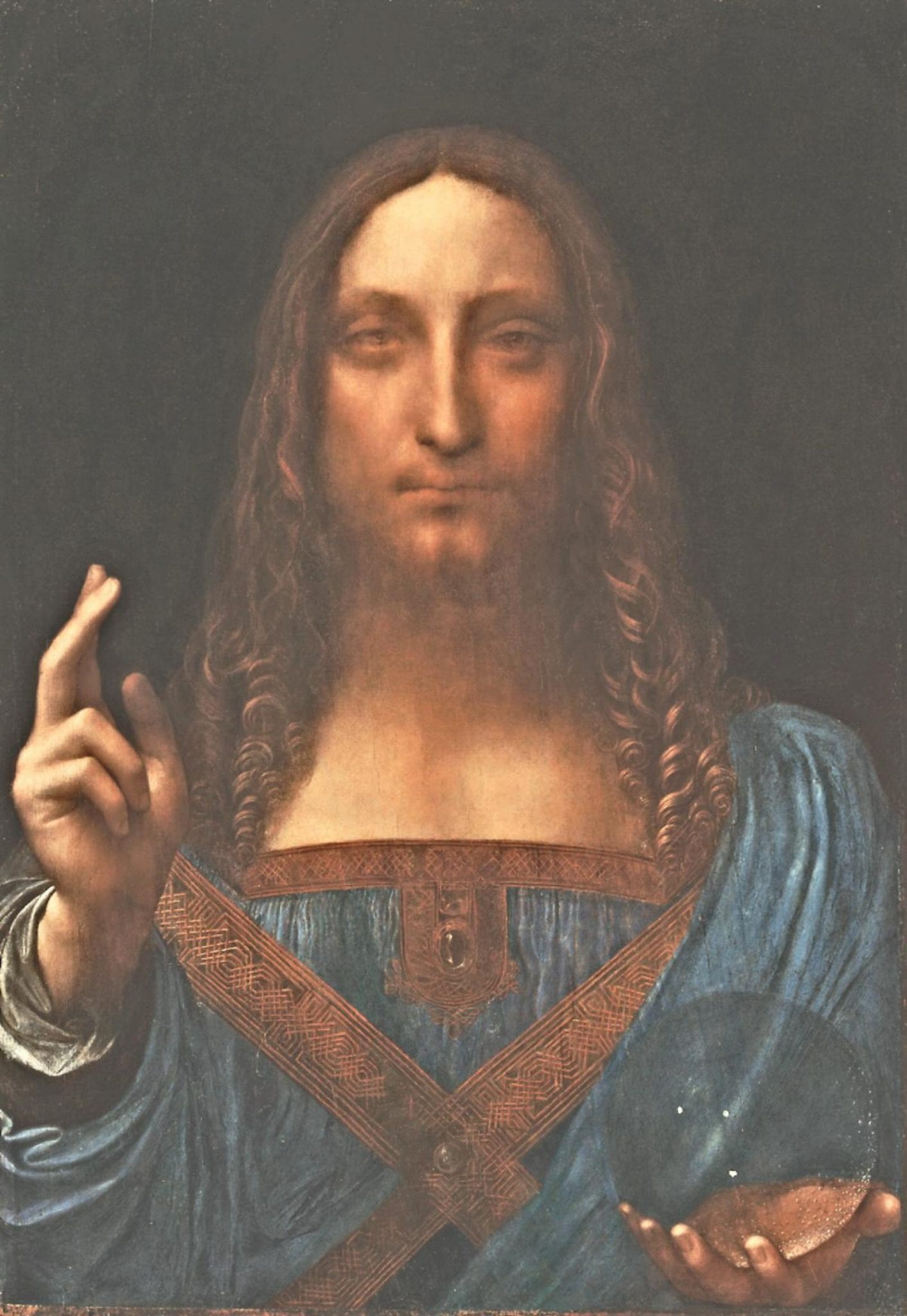 Un piccolo Salvator Mundi attribuito a Leonardo venduto a $75 milioni