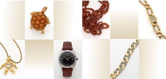Bijoux et montres da Artcurial
