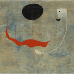 LOT 16 PROPERTY OF A DISTINGUISHED PRIVATE COLLECTOR JOAN MIRÓ 1893-1983 PEINTURE (HOMME AVEC MOUSTACHE) signed Miró and dated 1925 (lower right) oil on canvas 51 by 65cm. 20 by 25 5/8 in. Painted in 1925. Estimate 600,000 — 800,000 GBP Price realized: