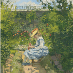 LOT 18 PROPERTY FROM A DISTINGUISHED PRIVATE COLLECTION CAMILLE PISSARRO 1831 - 1903 JEANNE PISSARRO (DITE MINETTE) ASSISE AU JARDIN, PONTOISE stamped with initials C.P. (lower left) oil on canvas 73 by 60cm. 28 by 23in. Painted circa 1872. Estimate 1,500,000 — 2,500,000 GBP Price realized: