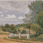 LOT 42 ALFRED SISLEY 1839 - 1899 LA ROUTE DE VERRIÈRES signed Sisley and dated '72 (lower right) oil on canvas 46 by 61cm. 18 1/8 by 24in. Painted in 1872. Estimate 800,000 — 1,200,000 GBP Price realized: