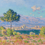 LOT 8 PROPERTY FROM THE COLLECTION OF RALPH C. WILSON, JR. CLAUDE MONET 1840 - 1926 ANTIBES, VUE DU PLATEAU NOTRE-DAME signed Claude Monet and dated 88 (lower right) oil on canvas 65.1 by 92.1cm. 25 5/8 by 36 3/8 in. Painted in 1888. Estimate 6,000,000 — 8,000,000 GBP Price realized: