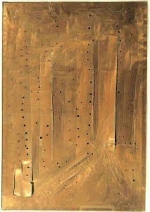 Lucio Fontana, Concetto Spaziale, New York Grattacielo, 1962