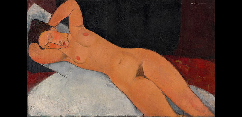 AMEDEO MODIGLIANI NUDE (NU) 1917 Oil on canvas, 73 x 116.7 cm Solomon R. Guggenheim Museum, New York Solomon R. Guggenheim Founding Collection By gift 41.535
