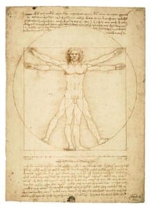 L'Uomo Vitruviano, Leonardo da Vinci