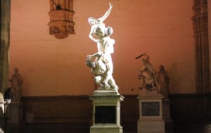 Ratto delle Sabine Loggia Lanzi Firenze