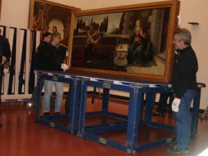 Leonardo, L'Annunciazione
