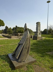 Giacomo Manzù a Ostia Antica