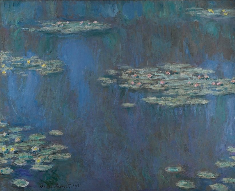 Claude Monet (1840 – 1926) NYMPHÉAS Oil on canvas 81 by 100.5 cm Painted in 1905 In asta a New York da Sotheby’s il 5 maggio Stima: 30.000.000 – 45.000.000 dollari
