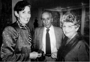 Nina Castelli Sundell con i genitori Ileana Sonnabend e Leo Castelli