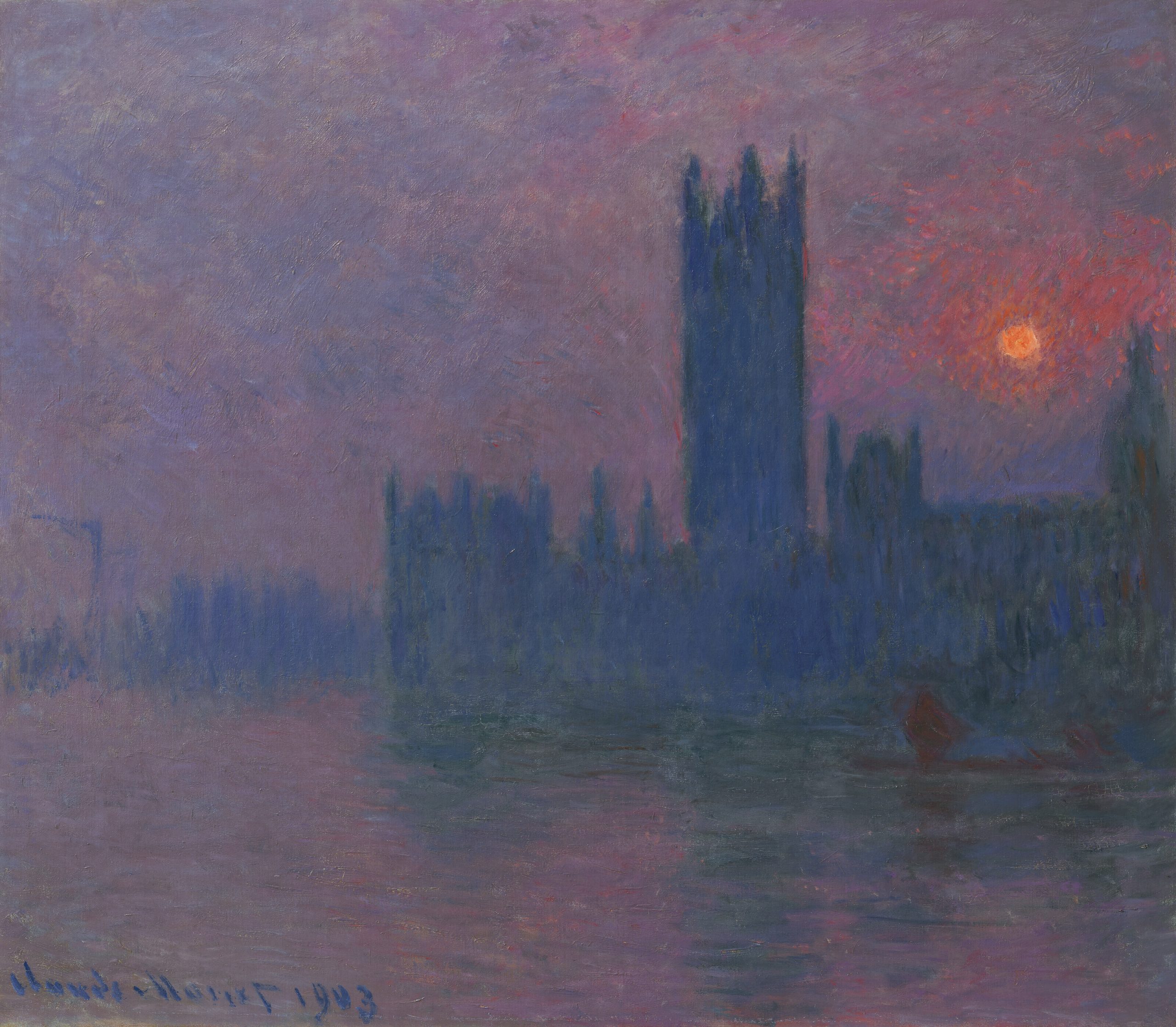Per 35-45 milioni di dollari, all’asta una storica veduta del Parlamento inglese di Monet