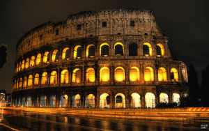 colosseo di notte roma