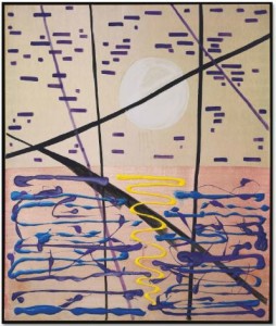 SIGMAR POLKE (1941-2010) MONDLANDSCHAFT MIT SCHILF (MOONLIT LANDSCAPE WITH REEDS)