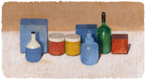 Doodle dedicato a Giorgio Morandi