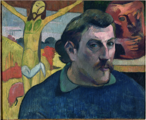 Paul Gauguin Autoritratto con Cristo giallo, 1890-91 Olio su tela, cm 38 × 46 © RMN-Grand Palais (musée d'Orsay)/René-Gabriel Ojéda-Réunion des MuséesNationaux/distr. Alinari